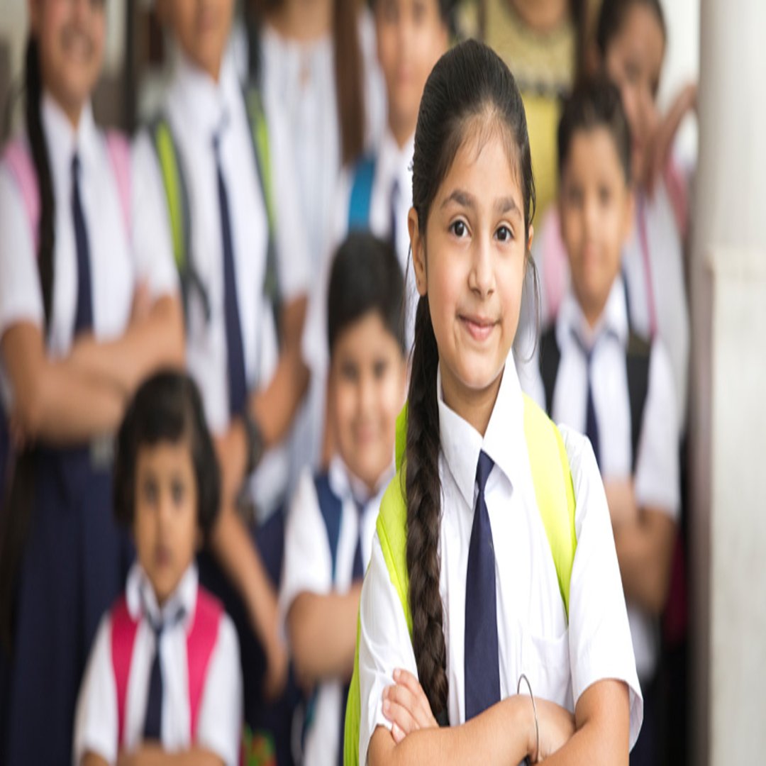 Spacious campus of Silver Bells Public School with modern architecture